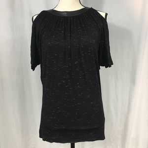 Bailey 44 Cold Shoulder Jersey Knit Blouse Size XS